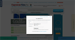 Desktop Screenshot of kaposvarallas.hu